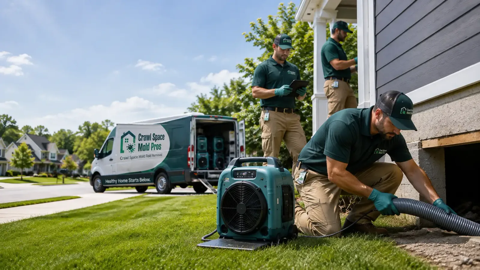 Crawl Space Mold Removal in Brooksville, ME
